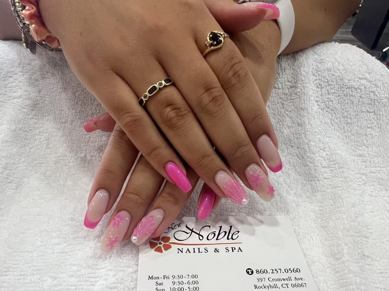 Beautiful nail polish finish