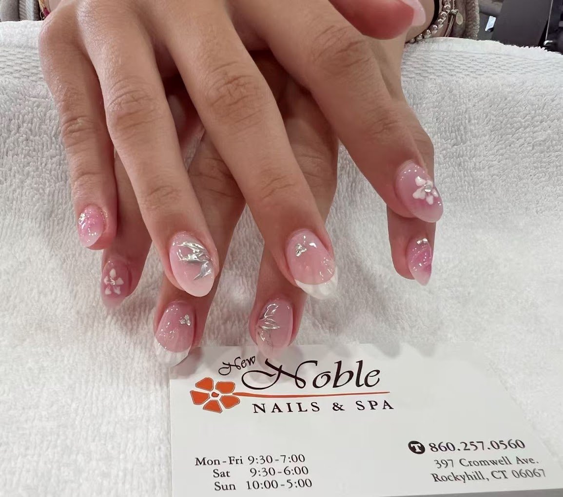 White nail finish